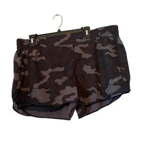 MPG Black and Gray Camouflage Athletic Shorts